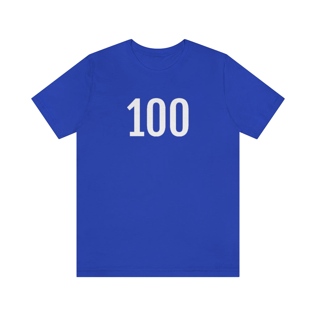 True Royal T-Shirt 100 Numbered T Shirt with Number On Them for Angel Number Tshirt Outfit Petrova Designs