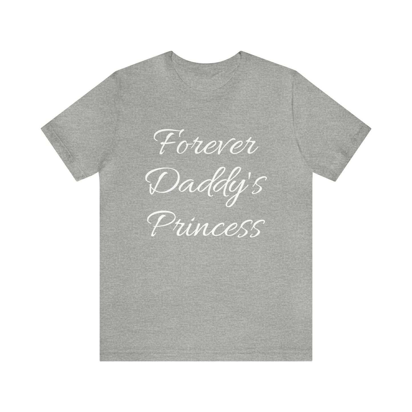 Athletic Heather T-Shirt Dad's Daughter Tshirt Design Gift for Daughter Short Sleeved Shirt Petrova Designs