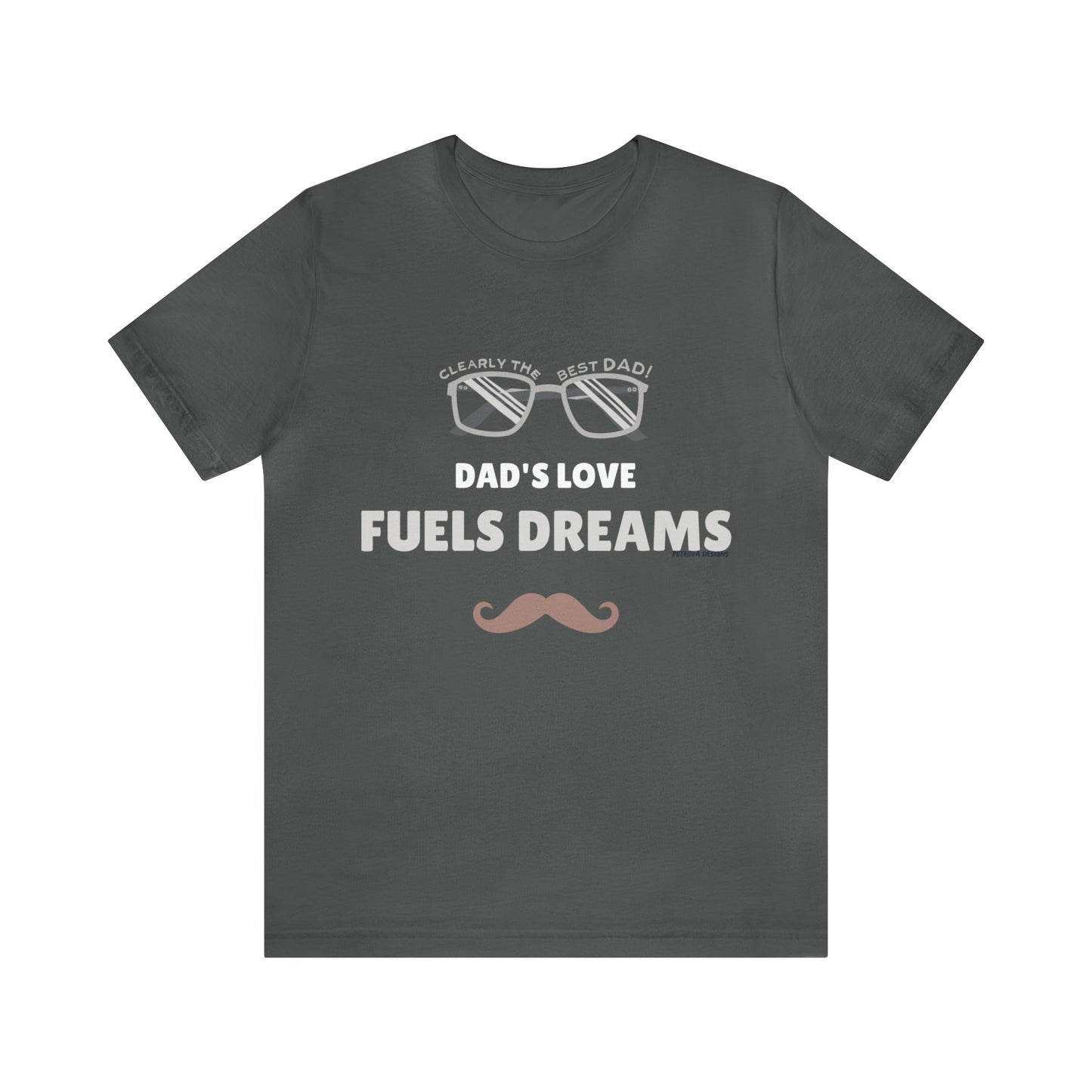 T-Shirt Father's Day Tee Tshirt Design Gift for Dad Short Sleeved Shirt Petrova Designs