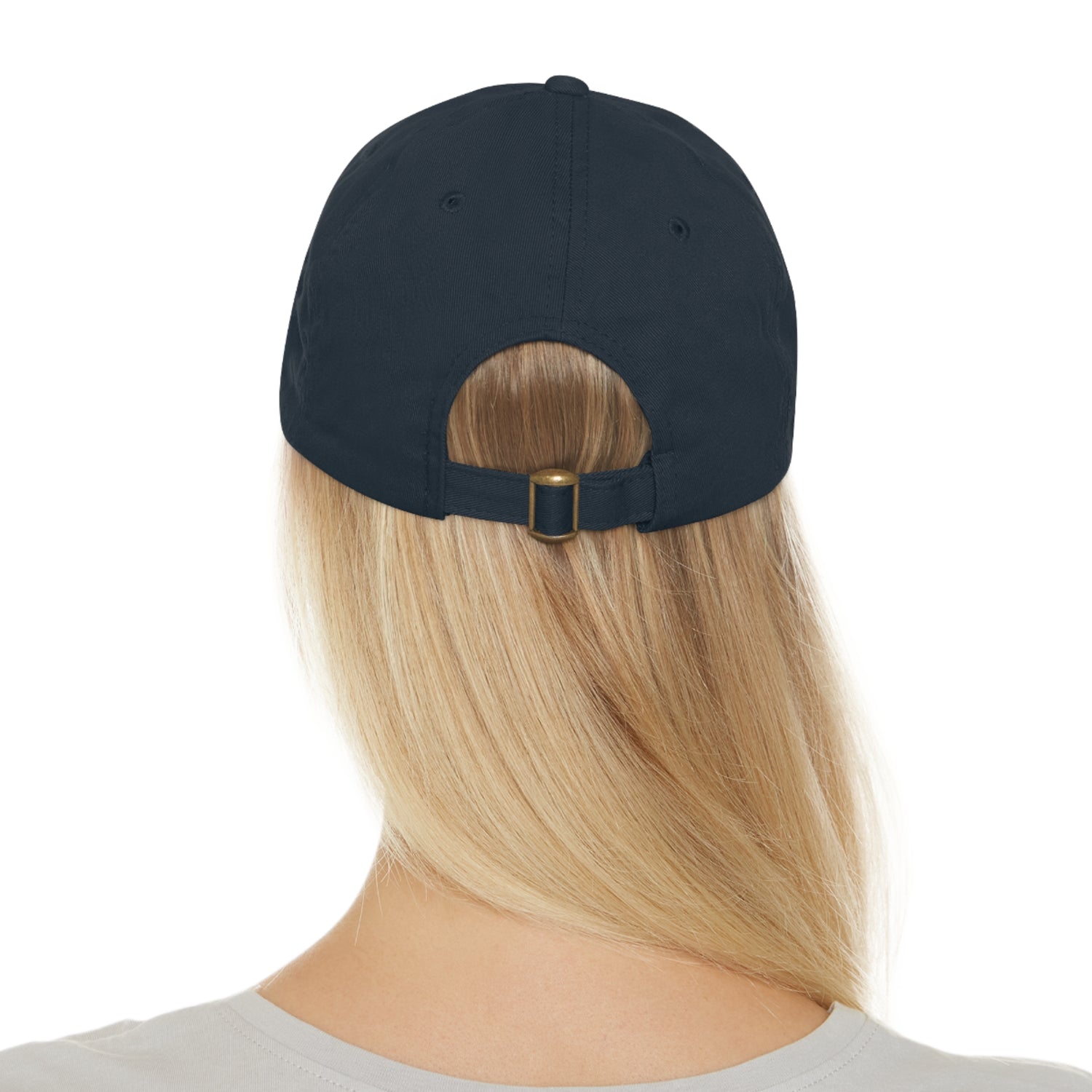 Hats Yoga Gifts | "Love Yoga" Dad Hat with Leather Patch | Petrova Designs