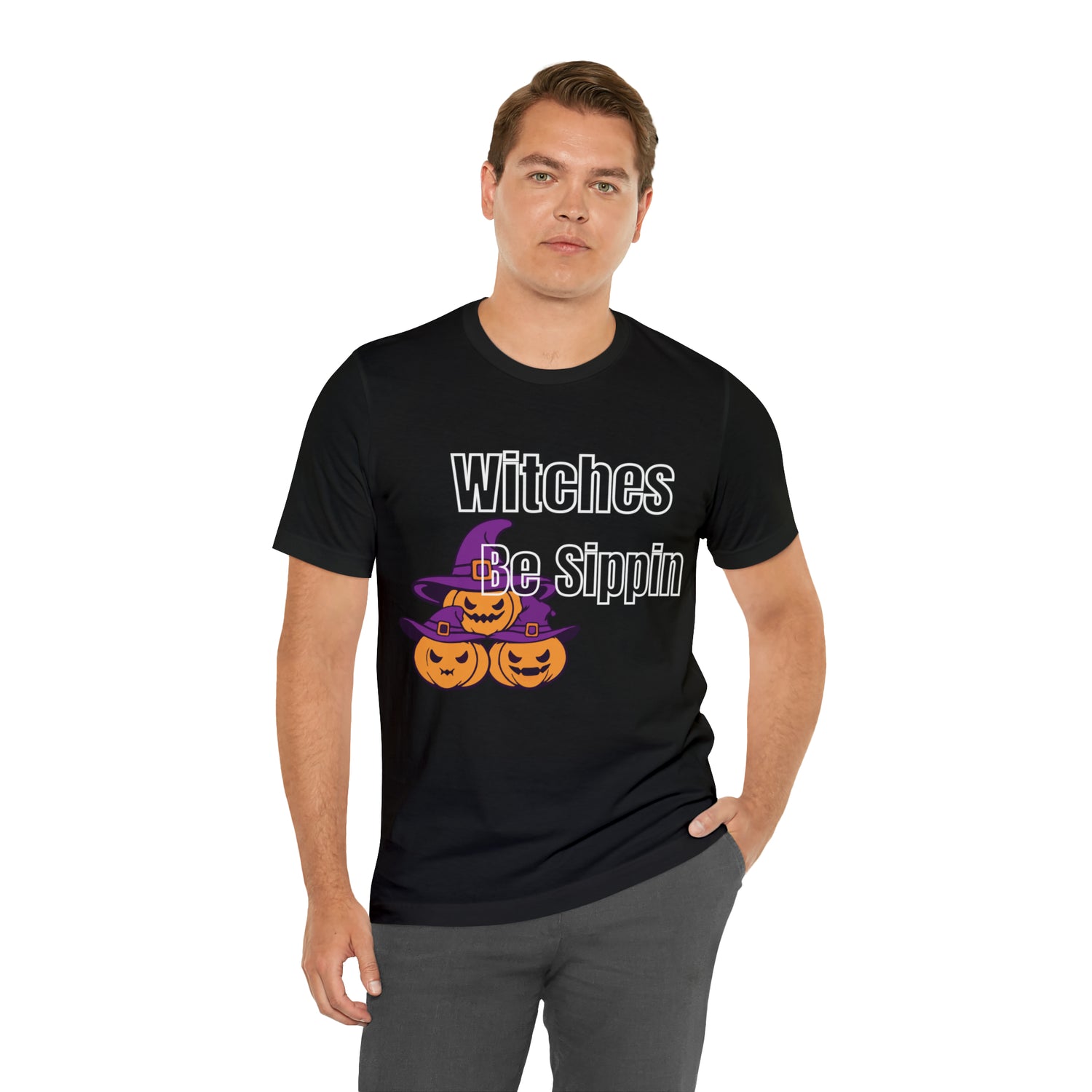 T-Shirt Shirt Halloween for Men & Women Short Sleeved Shirts for Halloween Outfit Funny Petrova Designs