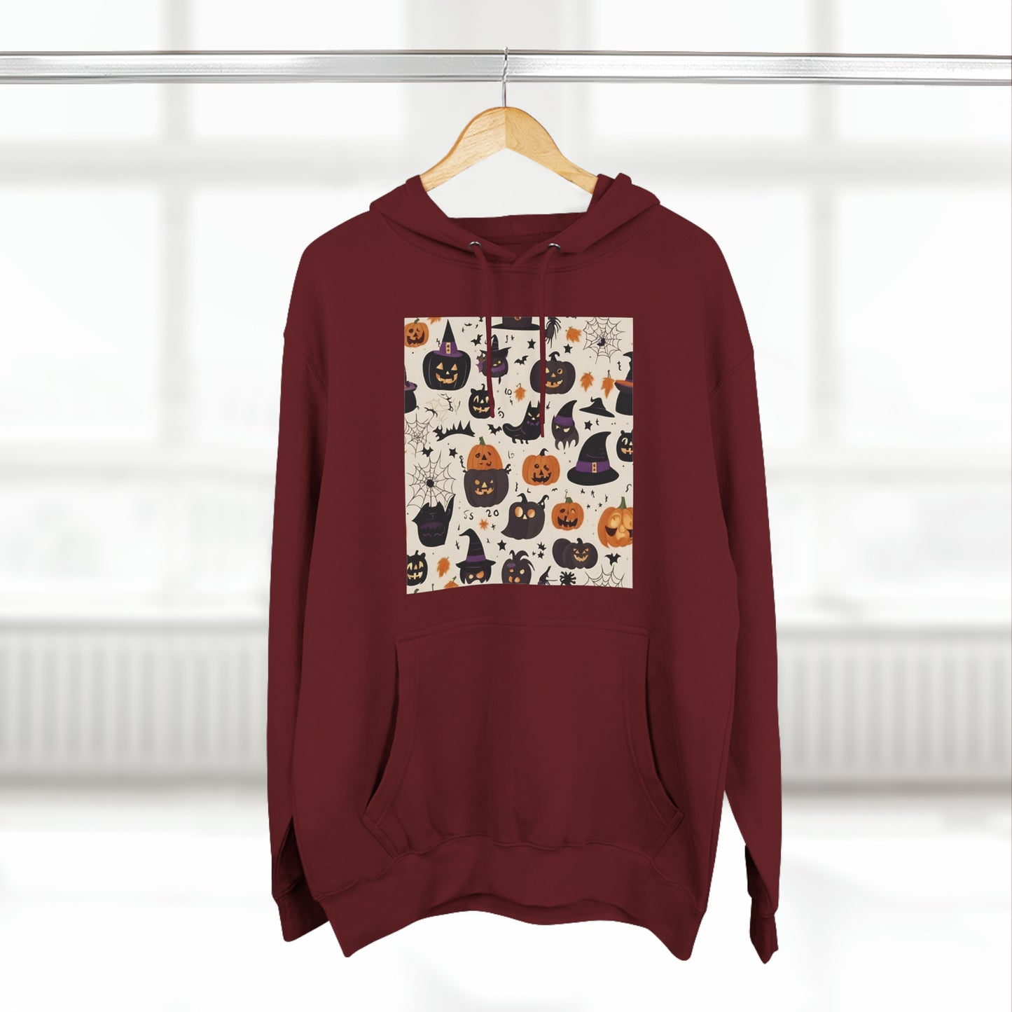 Burgundy Hoodie Halloween Hoodie Design for Sweatshirt Outfit Fall Petrova Designs
