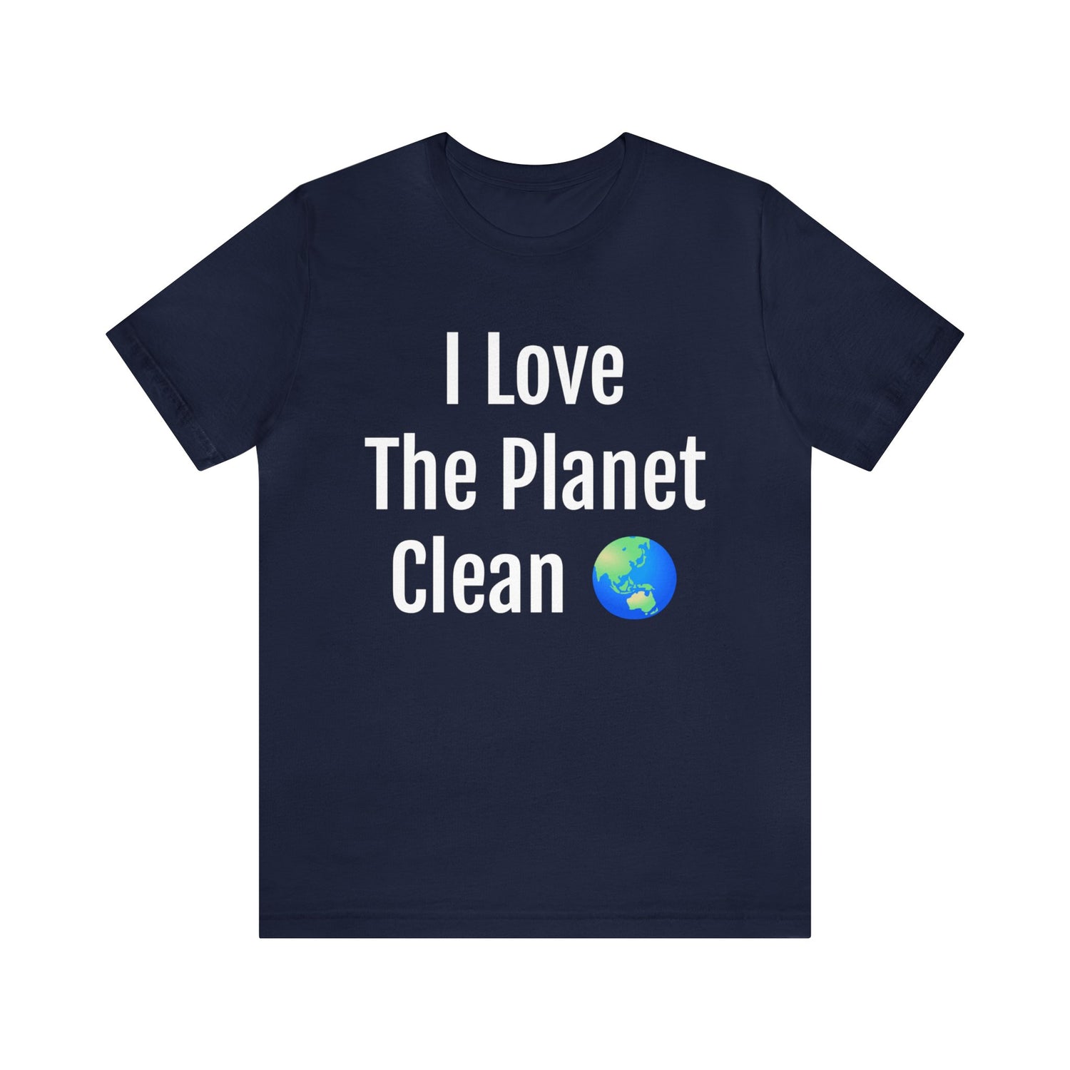 Navy T-Shirt Earth Day Shirt Tshirt Design Gift for Friend and Family Short Sleeved Shirt Earth Day Petrova Designs