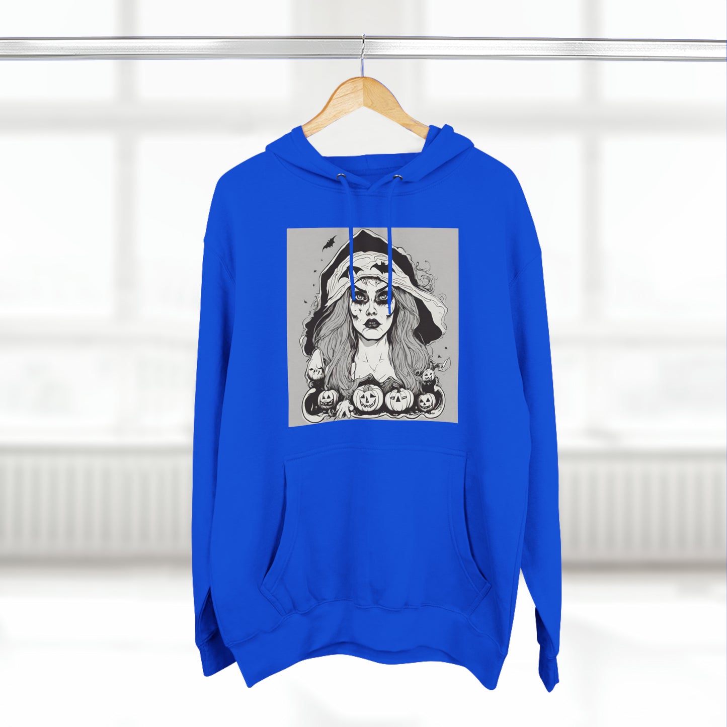 Royal Blue Hoodie Halloween Hoodie Design for Sweatshirt Outfit Fall Petrova Designs