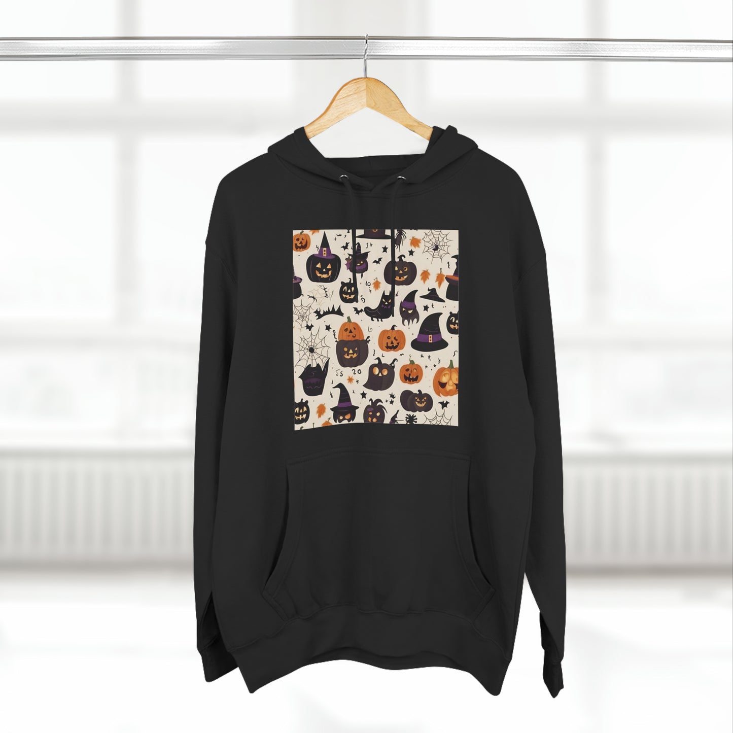 Black Hoodie Halloween Hoodie Design for Sweatshirt Outfit Fall Petrova Designs