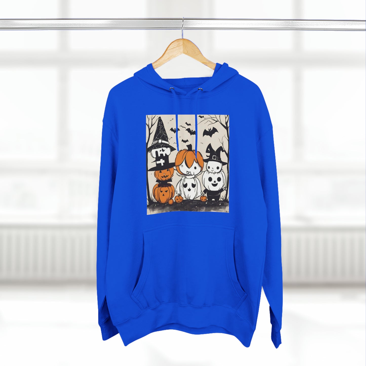 Royal Blue Hoodie Halloween Hoodie Design for Sweatshirt Outfit Fall Petrova Designs
