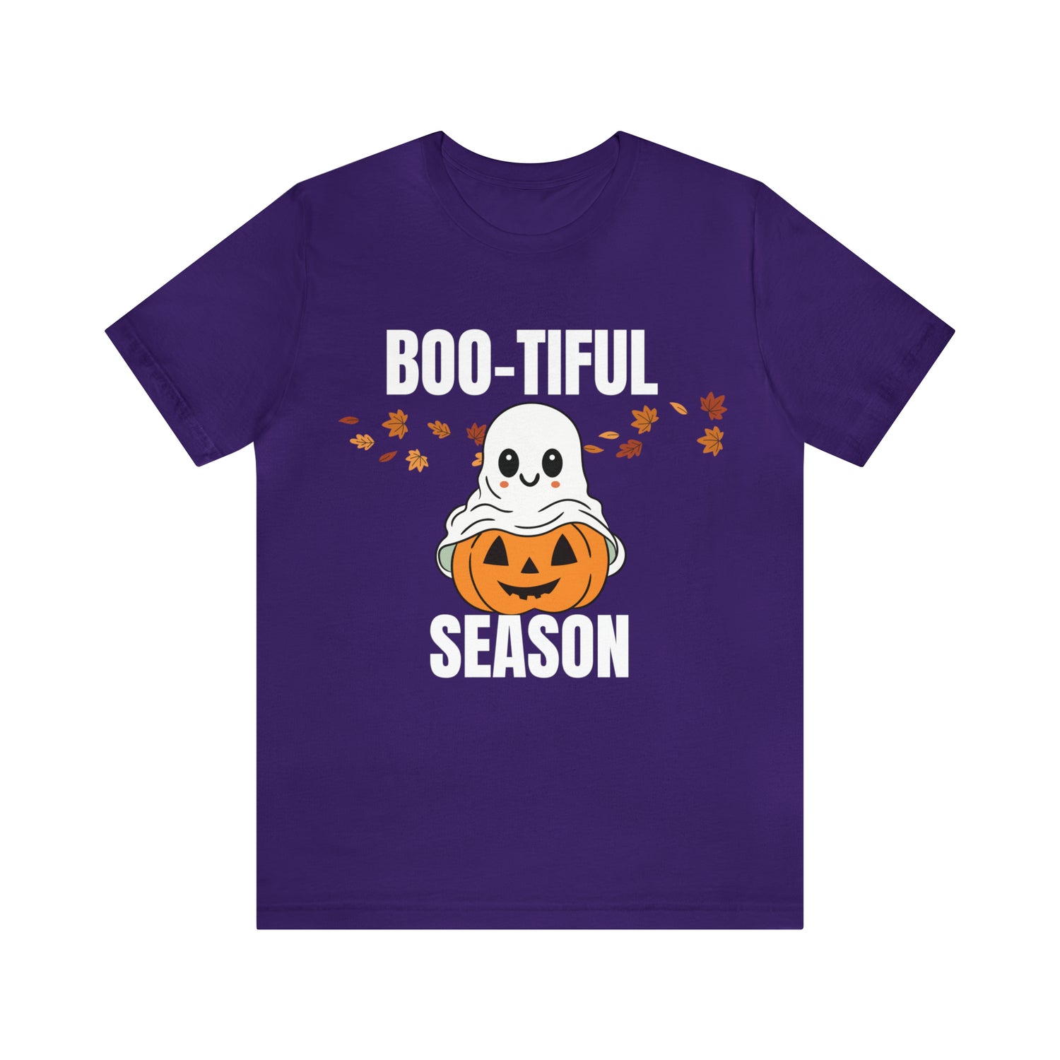 T-Shirt Shirt Halloween for Men & Women Short Sleeved Shirts for Halloween Outfit Cute Pumpkin Petrova Designs