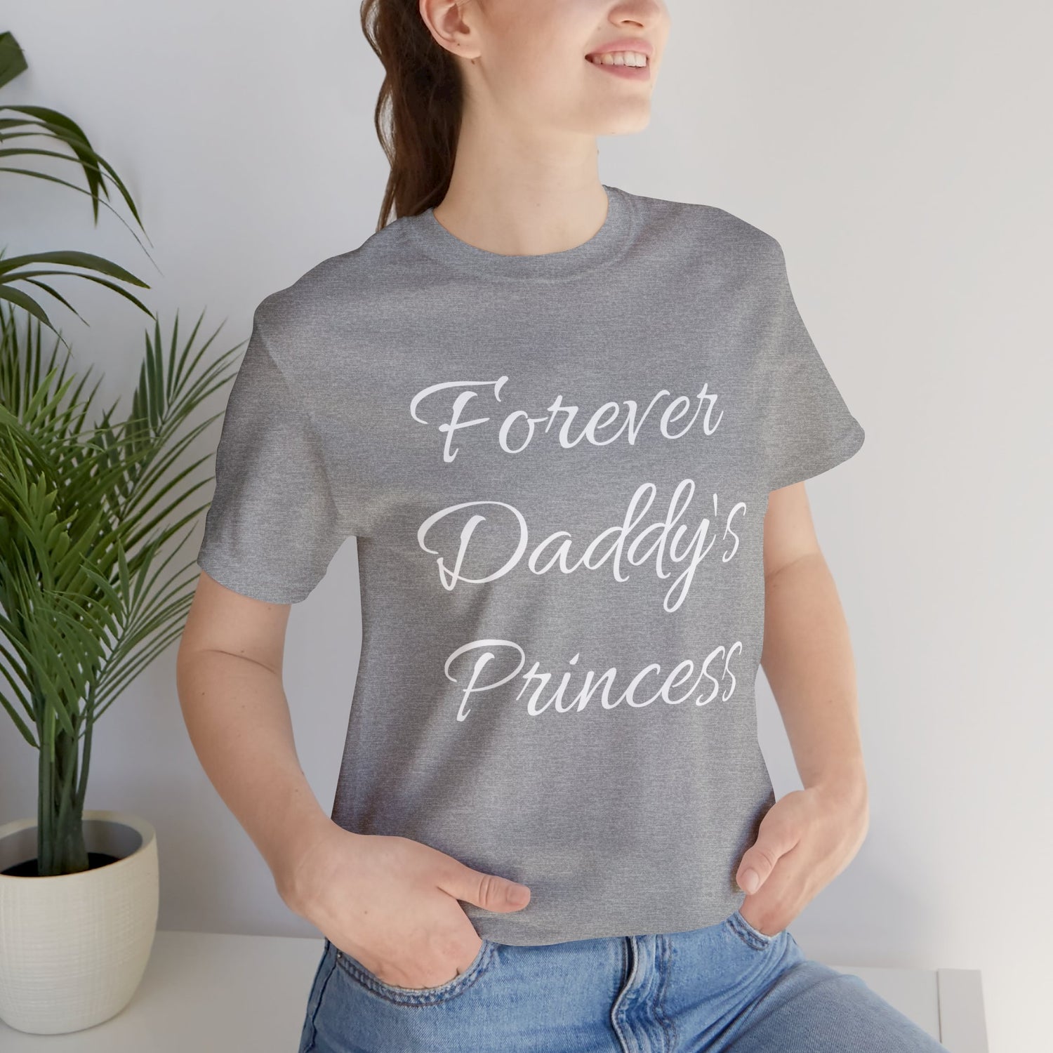 T-Shirt Dad's Daughter Tshirt Design Gift for Daughter Short Sleeved Shirt Petrova Designs