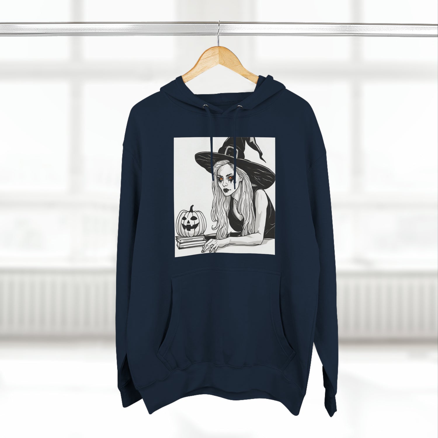 Navy Hoodie Hoodie Halloween Sweatshirt for Spooky Hoodies Outfits this Fall Petrova Designs
