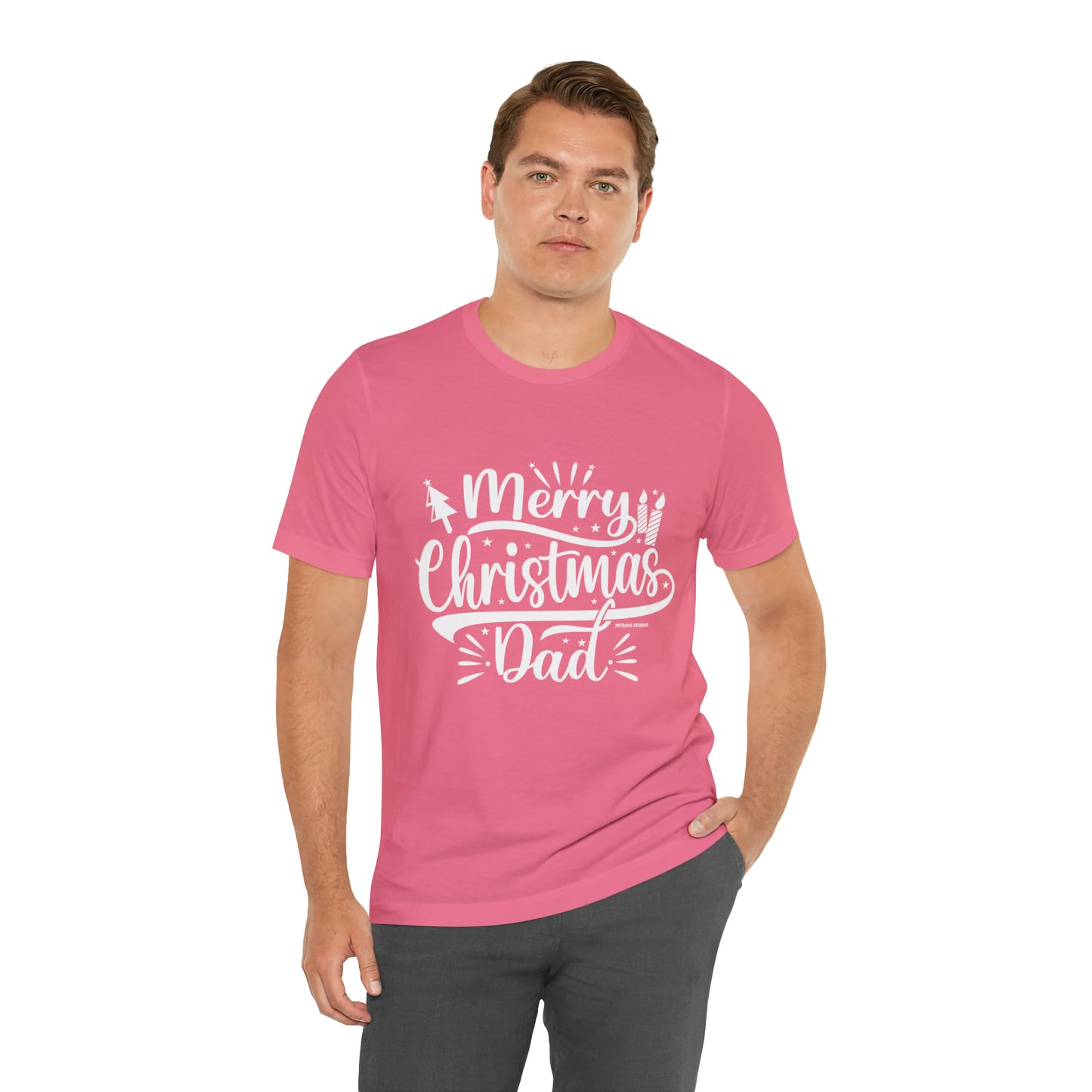 T-Shirt Christmas Gift for Dad Tshirt Design Gift for Dad Short Sleeved Shirt Christmas Petrova Designs