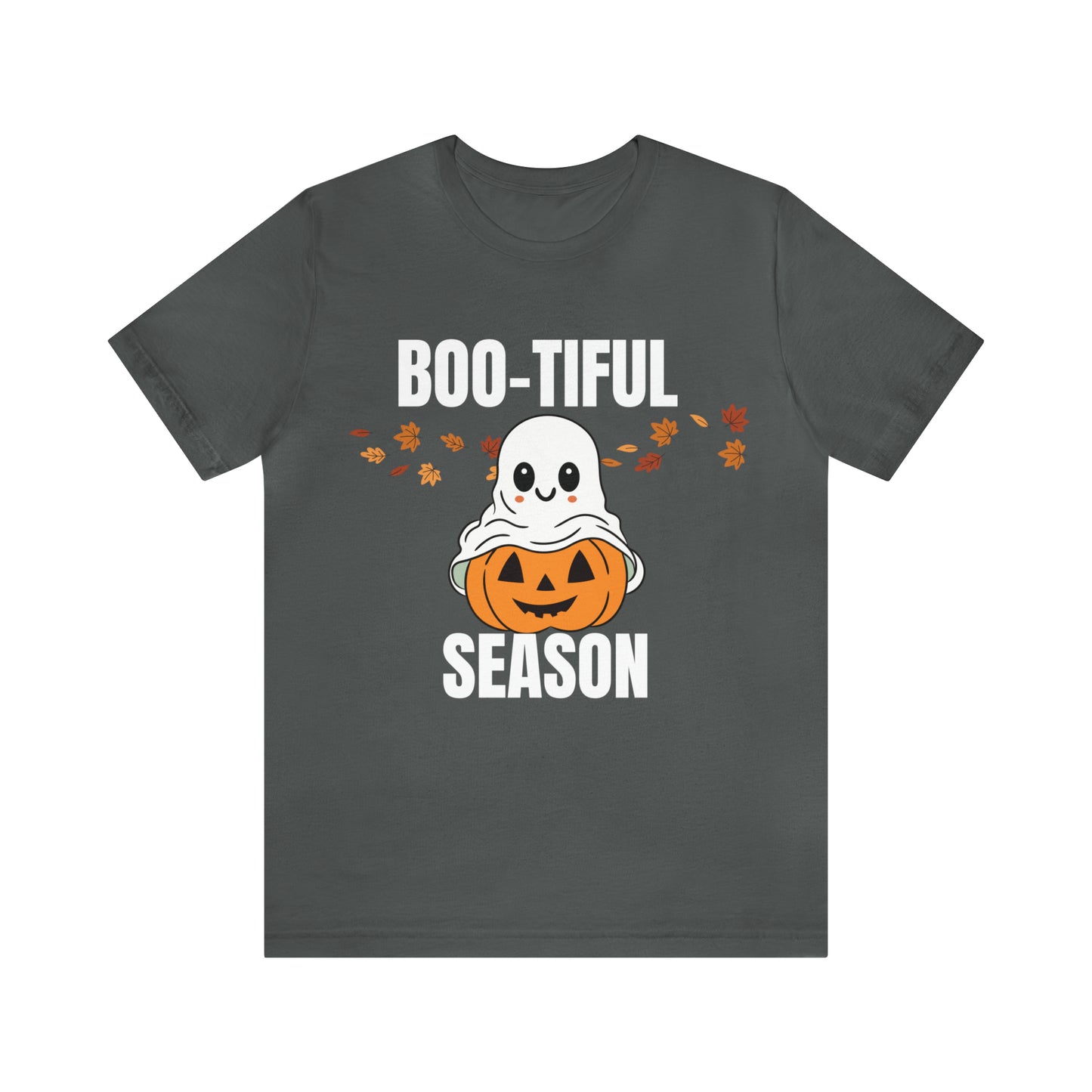T-Shirt Shirt Halloween for Men & Women Short Sleeved Shirts for Halloween Outfit Cute Pumpkin Petrova Designs