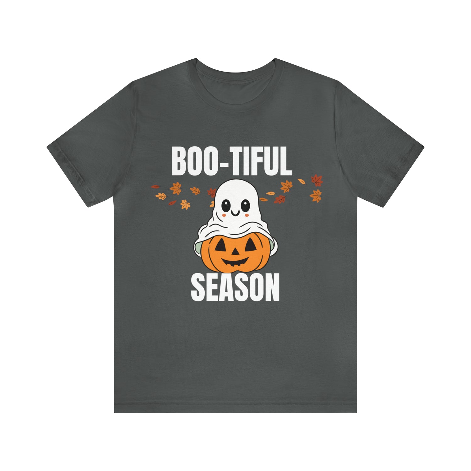 T-Shirt Shirt Halloween for Men & Women Short Sleeved Shirts for Halloween Outfit Cute Pumpkin Petrova Designs