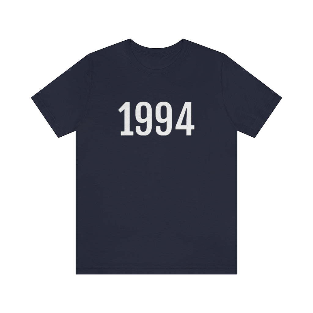 Navy T-Shirt 1994 Tee Shirt with Numbers On Them for Numbered T-Shirt Outfit Numerology Aesthetic Petrova Designs