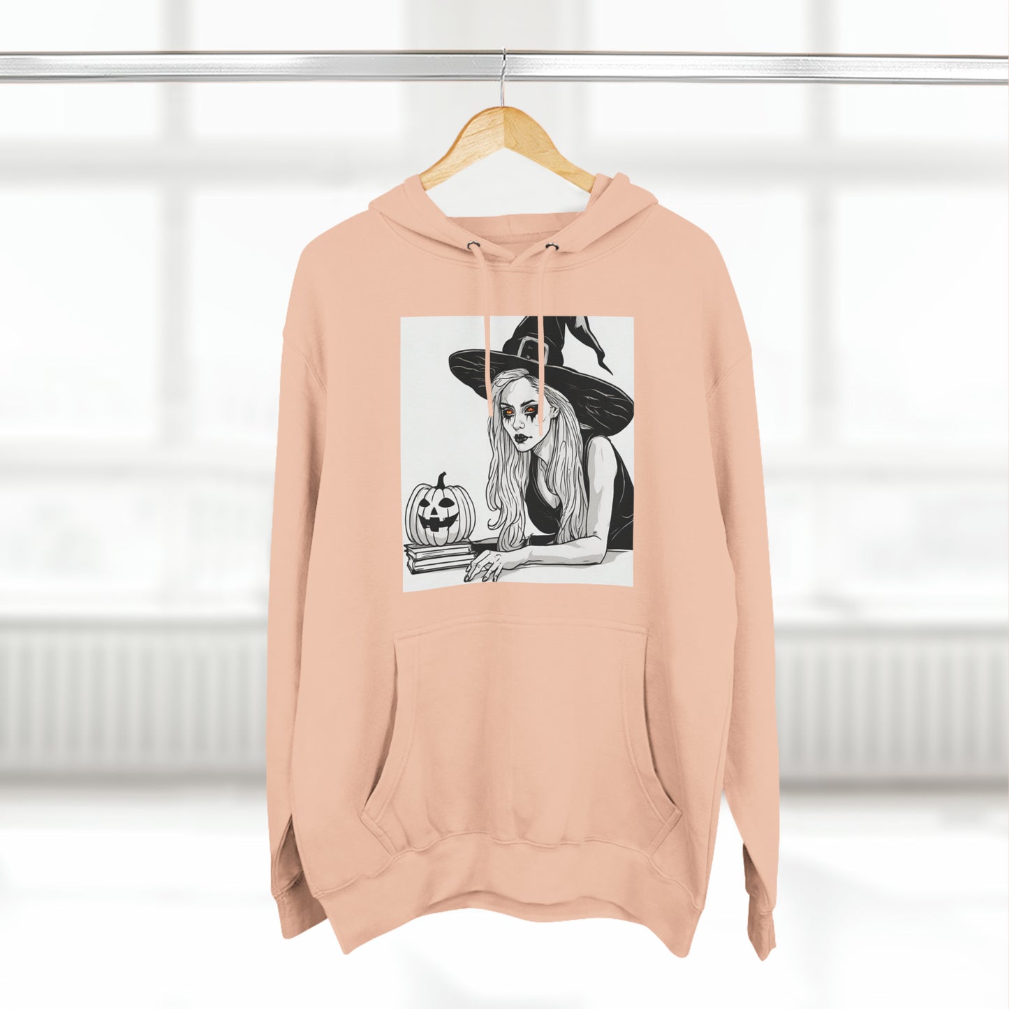 Pale Pink Hoodie Hoodie Halloween Sweatshirt for Spooky Hoodies Outfits this Fall Petrova Designs