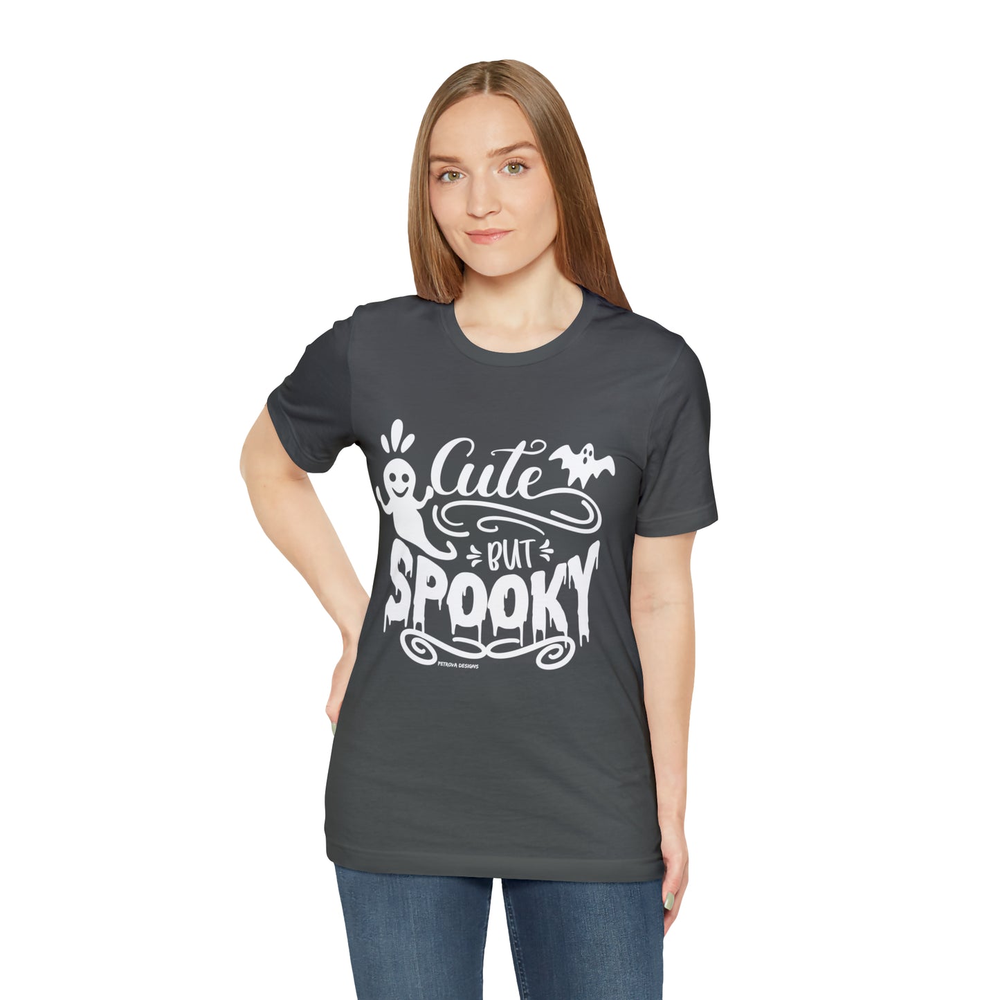 T-Shirt Halloween Shirts for Adults Halloween Black Shirts for Men and Women Spooky Petrova Designs