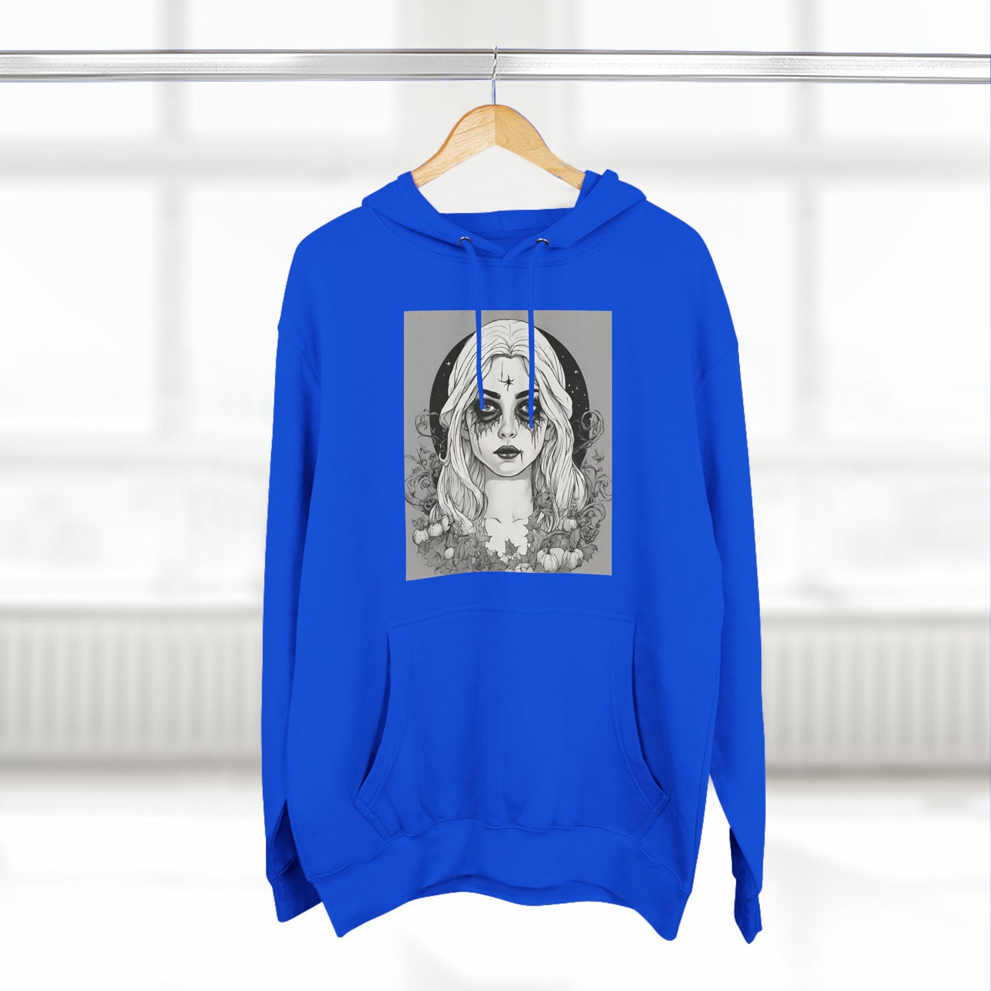 Royal Blue Hoodie Halloween Sweatshirt Aesthetic for Hoody Halloween Costume this Fall Petrova Designs