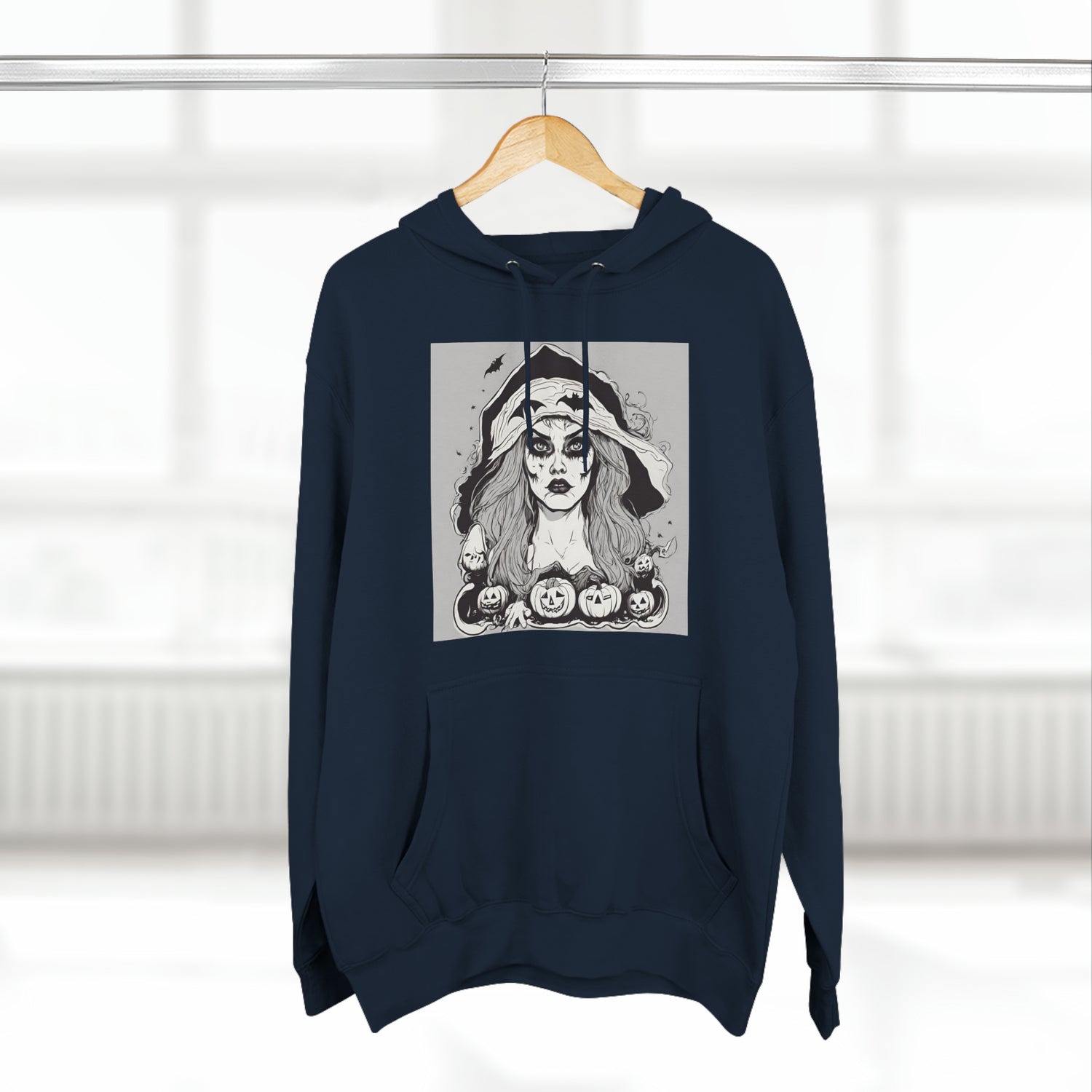 Navy Hoodie Halloween Hoodie Design for Sweatshirt Outfit Fall Petrova Designs