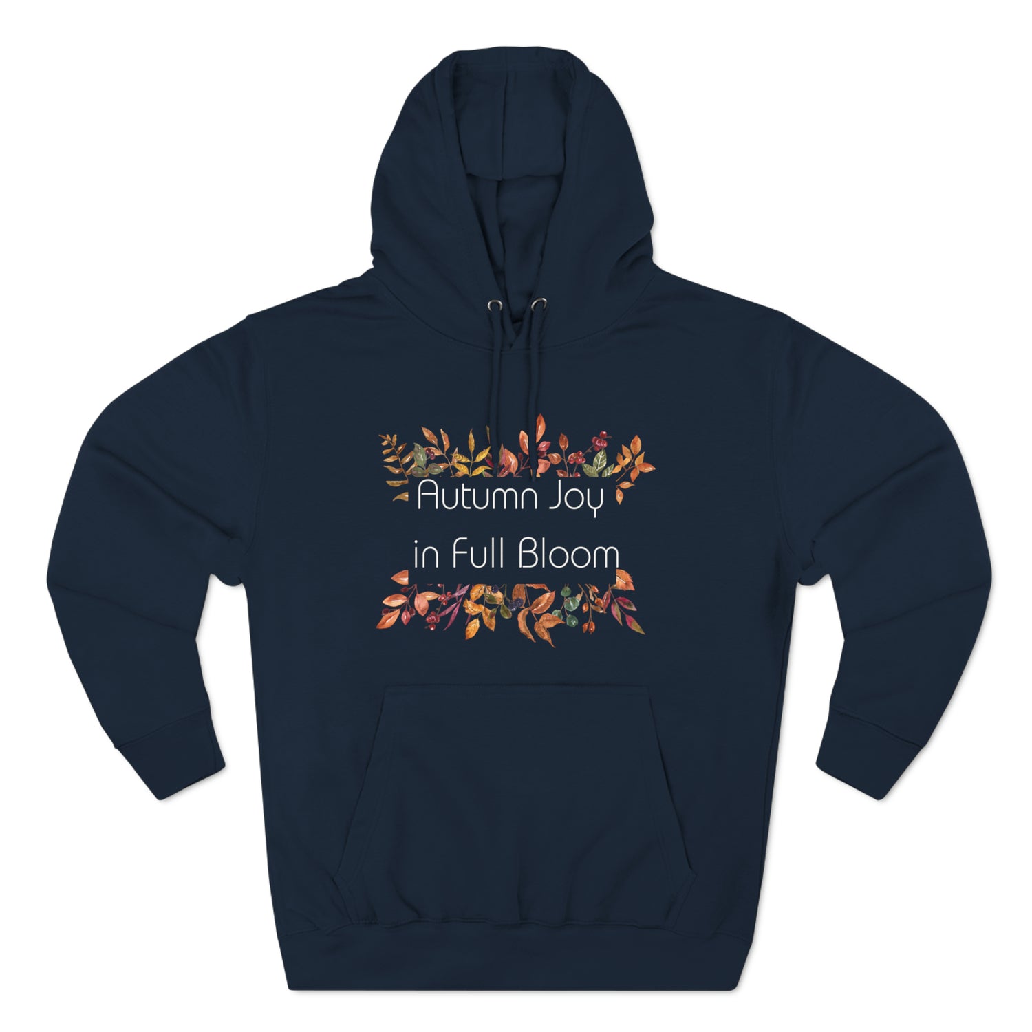 Navy Hoodie Fall Hoodie for Fall Sweatshirt Aesthetic Outfit Comfy Casual Style This Autumn Petrova Designs