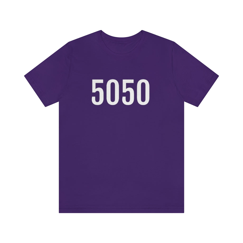 Team Purple T-Shirt 5050 T-Shirt Angel Number Tee Shirt with Numbers On Them for Numbered Outfit Petrova Designs