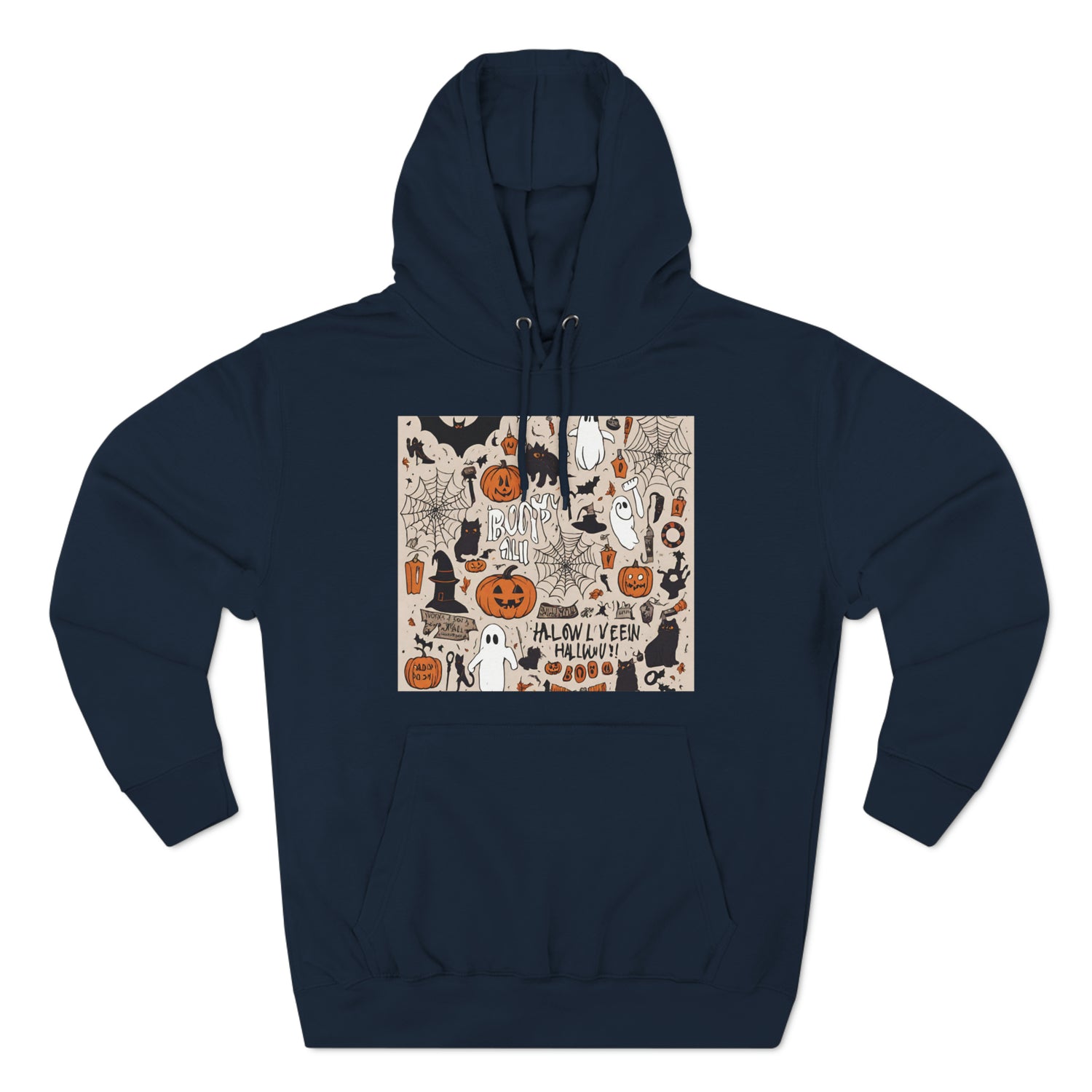 Navy Hoodie Hoodie Halloween Sweatshirt for Spooky Hoodies Outfits this Fall Petrova Designs