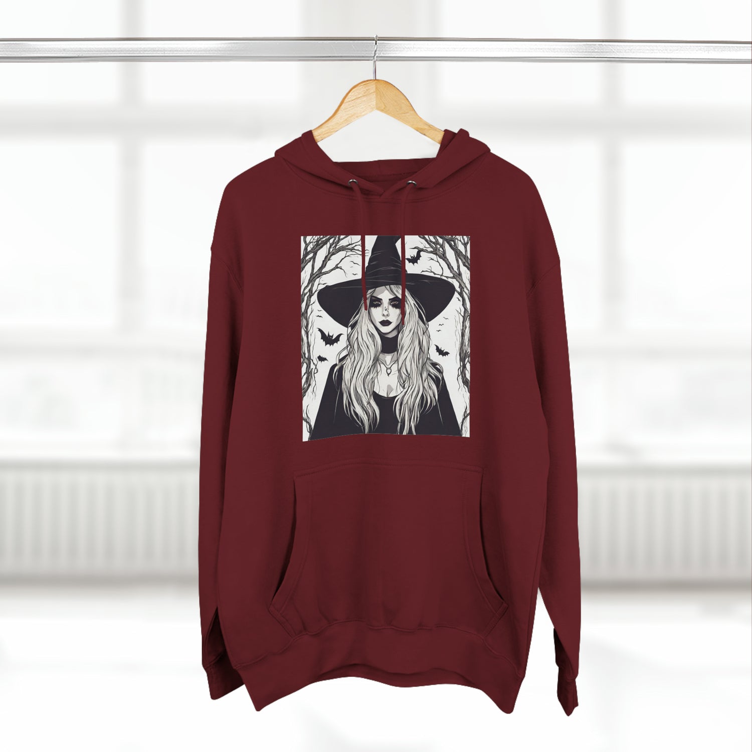 Burgundy Hoodie Halloween Sweatshirt Aesthetic for Hoody Halloween Costume this Fall Petrova Designs