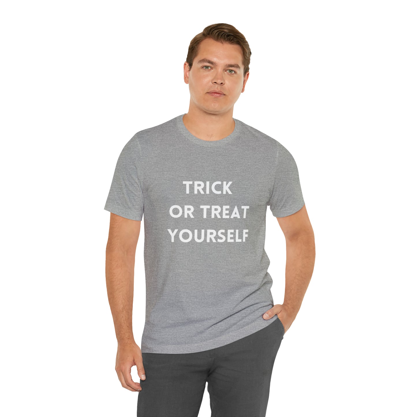 T-Shirt Shirt Halloween for Men & Women Short Sleeved Shirts for Halloween Outfit Trick or Treat Petrova Designs