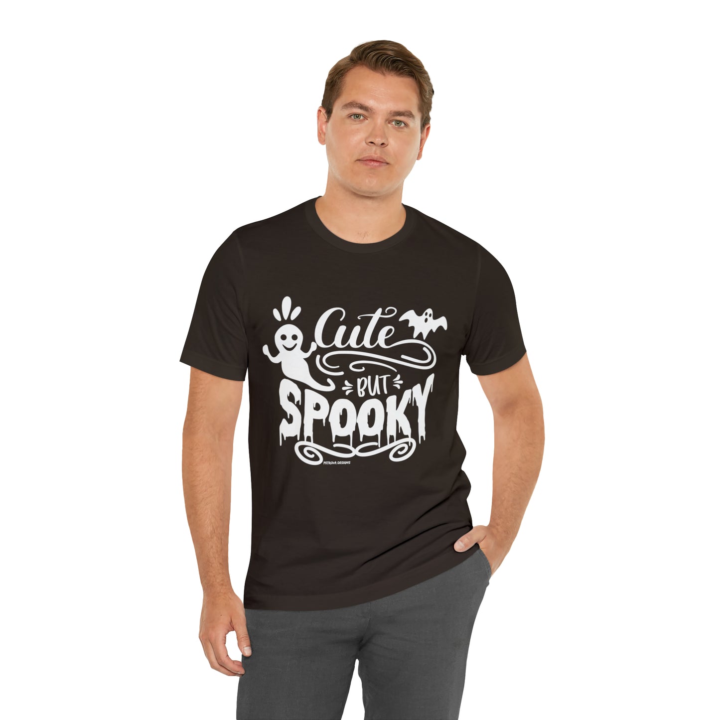 T-Shirt Halloween Shirts for Adults Halloween Black Shirts for Men and Women Spooky Petrova Designs