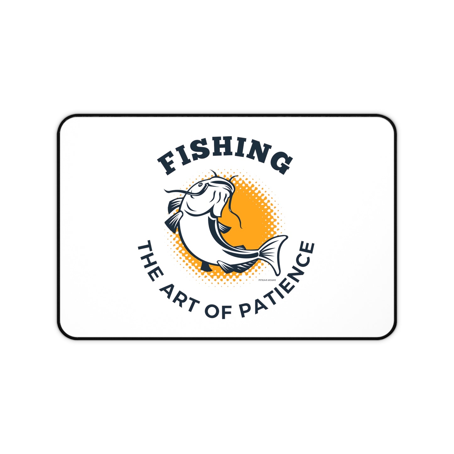 Home Decor Desk Mat for Desk Decor and Desk Organization Desk Accessory for your Desk Aesthetic Fishing Hobby Petrova Designs