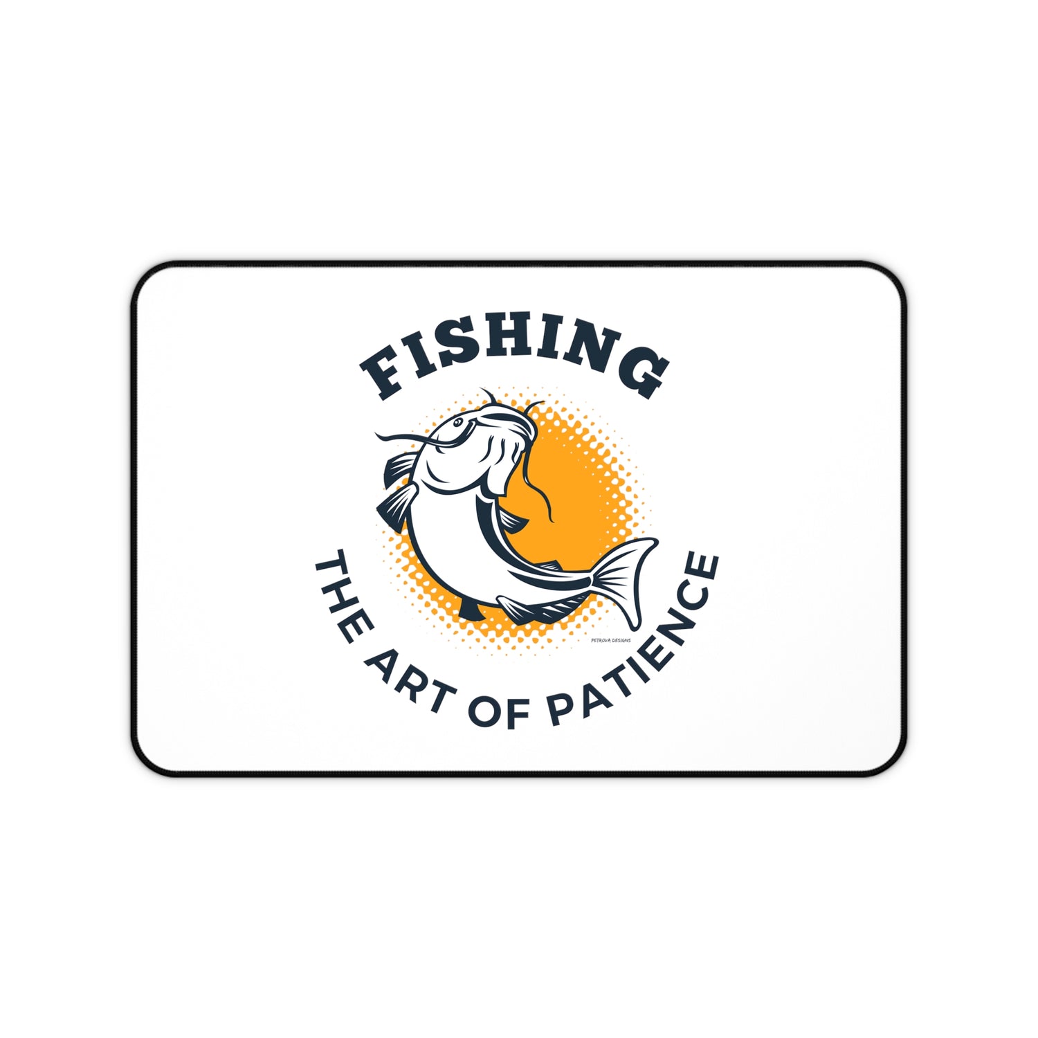Home Decor Desk Mat for Desk Decor and Desk Organization Desk Accessory for your Desk Aesthetic Fishing Hobby Petrova Designs