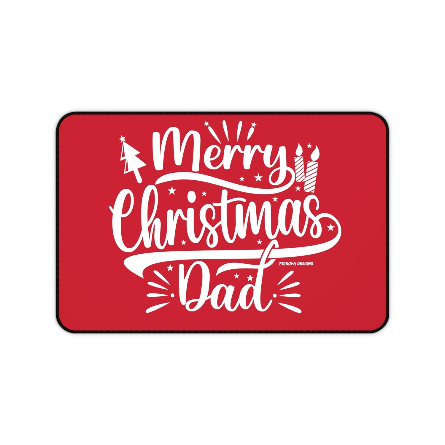 Home Decor Christmas Computer Desk Mat for Desk Organization and Aesthetic Desk Decor Petrova Designs
