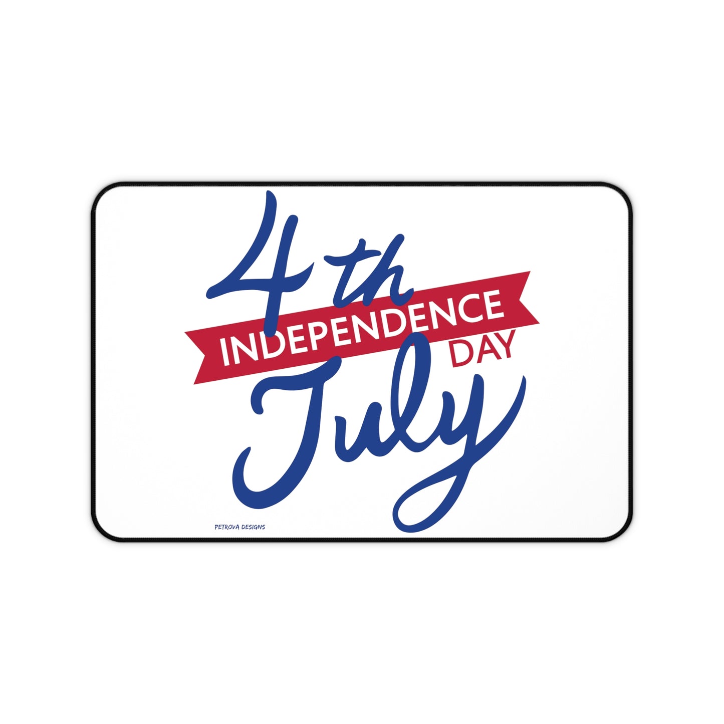 Home Decor Desk Pad Desk Accessory for Desk Organization of your Computer or Mouse 4th of July Independence Day Petrova Designs