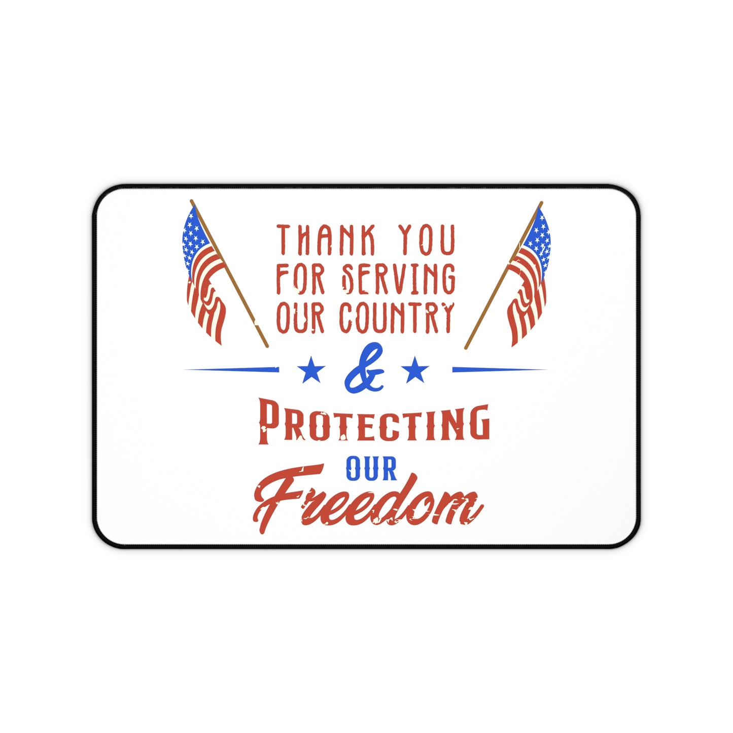 Home Decor Desk Decorating Computer Desk Mat for Desk Organization and Desk Aesthetic Decor Veterans day Petrova Designs