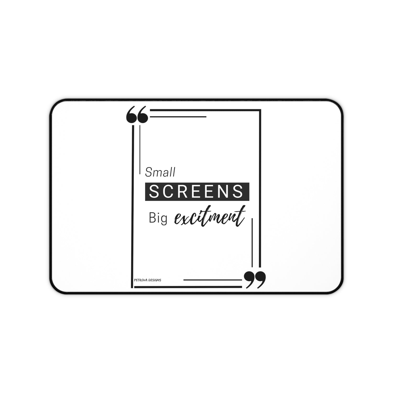 Home Decor Computer Desk Mat for Desk Organization and Aesthetic Desk Decor Petrova Designs