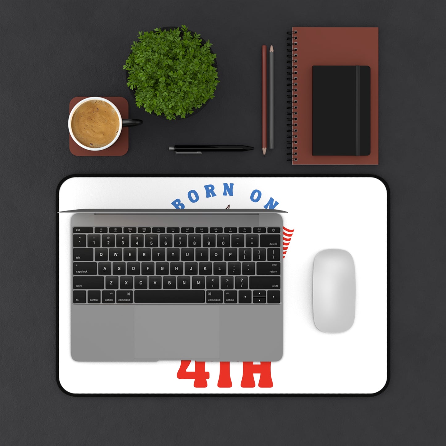Home Decor Desk Pad Desk Accessory for Desk Organization of your Computer or Mouse 4th of July Independence Day Petrova Designs