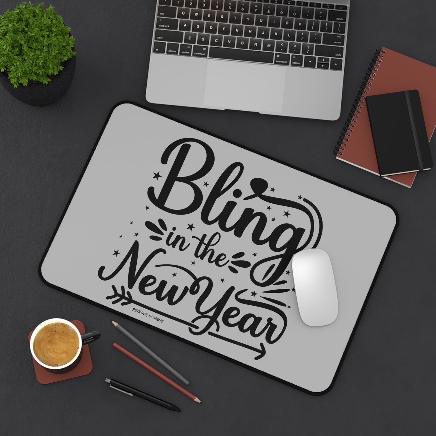 Home Decor Desk Decorating Computer Desk Mat for Desk Organization and Desk Decor Petrova Designs