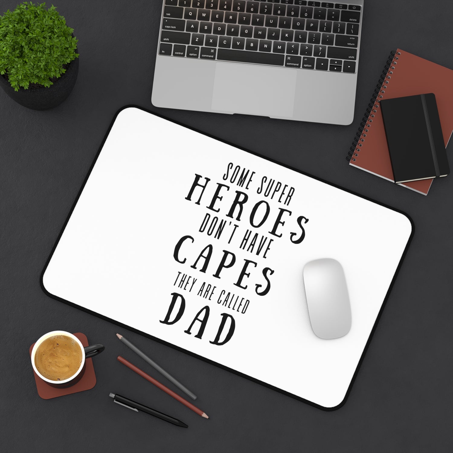 Home Decor Desk Decorating Computer Desk Mat for Desk Organization and Desk Decor Gift for Dad Petrova Designs