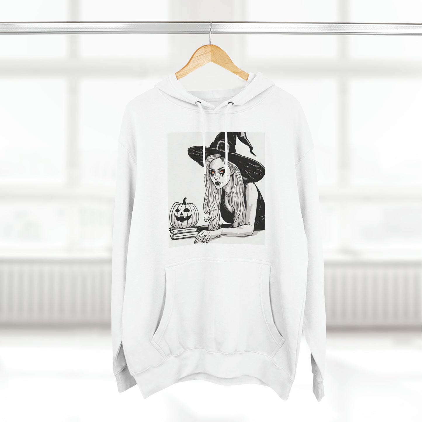White Hoodie Hoodie Halloween Sweatshirt for Spooky Hoodies Outfits this Fall Petrova Designs