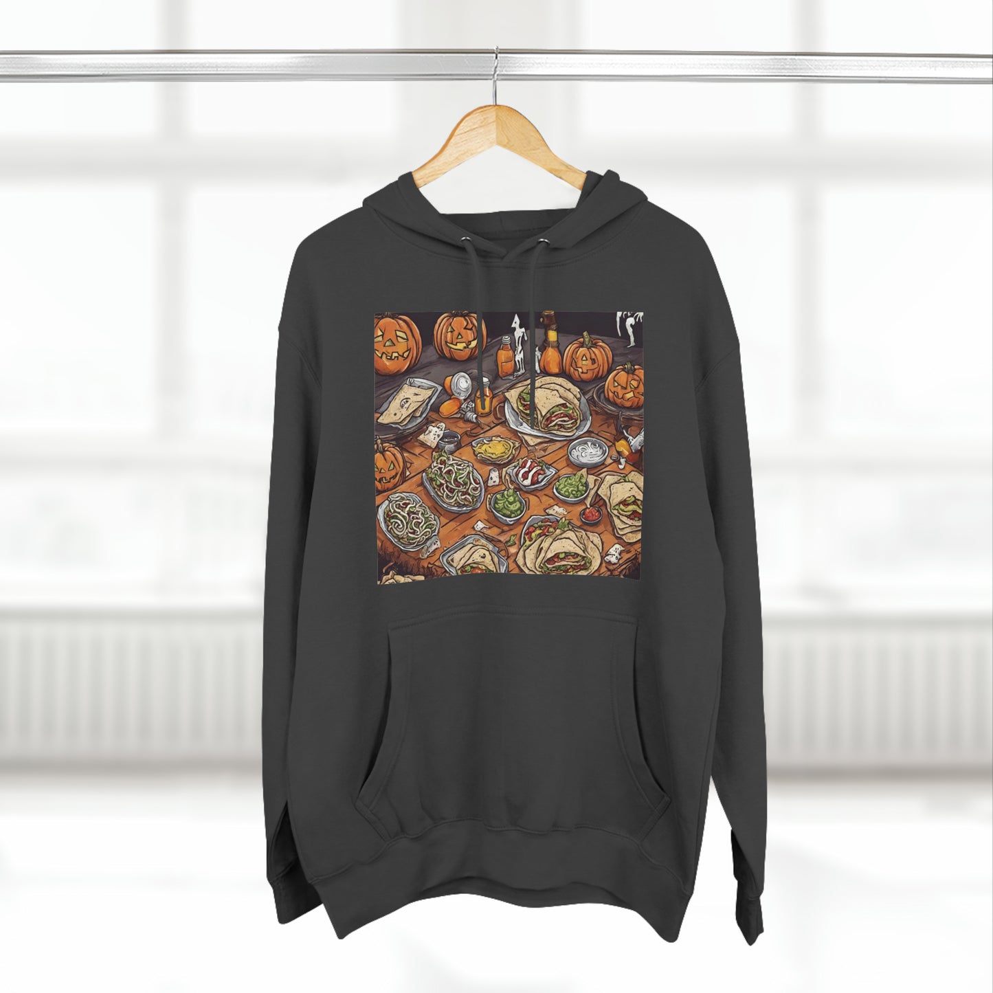 Charcoal Heather Hoodie Halloween Hoodie Design for Sweatshirt Outfit Fall Petrova Designs