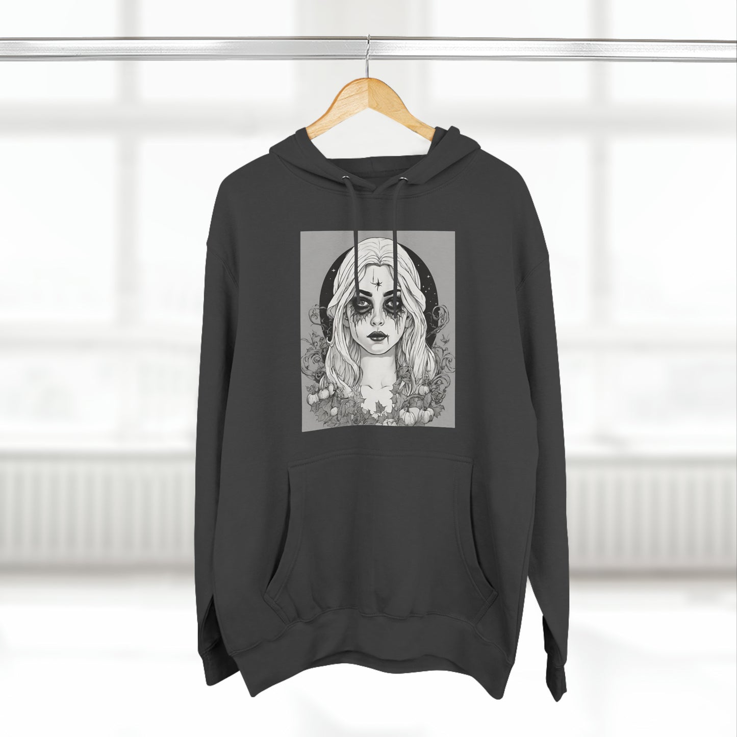 Charcoal Heather Hoodie Halloween Sweatshirt Aesthetic for Hoody Halloween Costume this Fall Petrova Designs