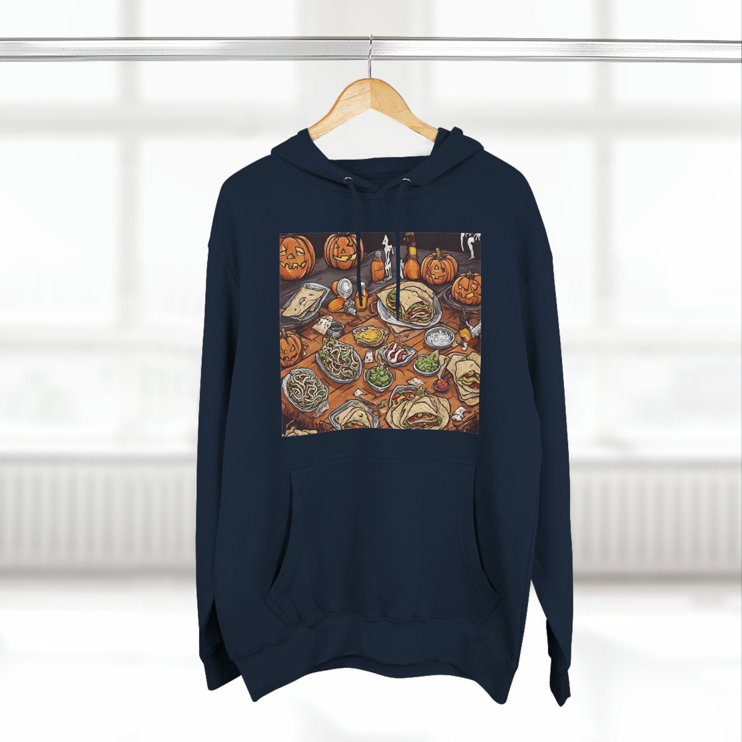 Navy Hoodie Halloween Hoodie Design for Sweatshirt Outfit Fall Petrova Designs