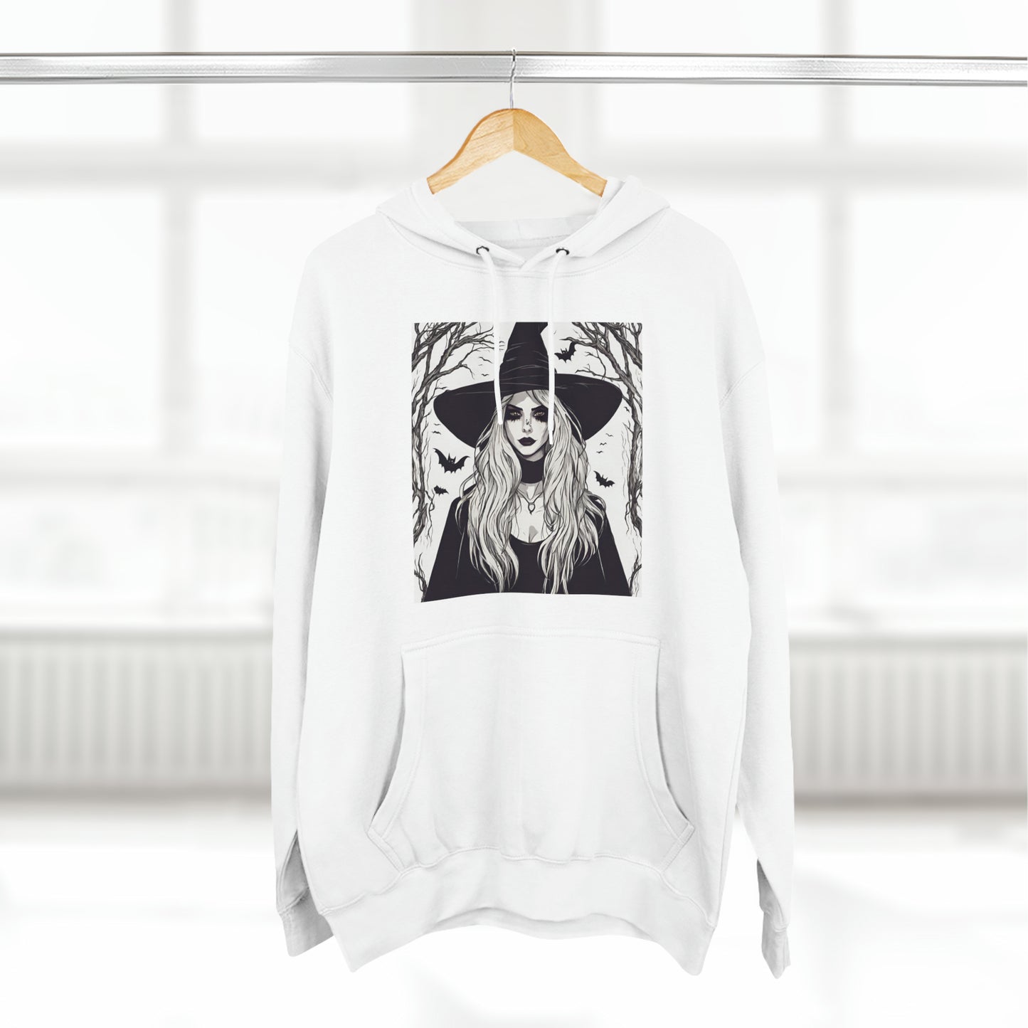 White Hoodie Halloween Sweatshirt Aesthetic for Hoody Halloween Costume this Fall Petrova Designs