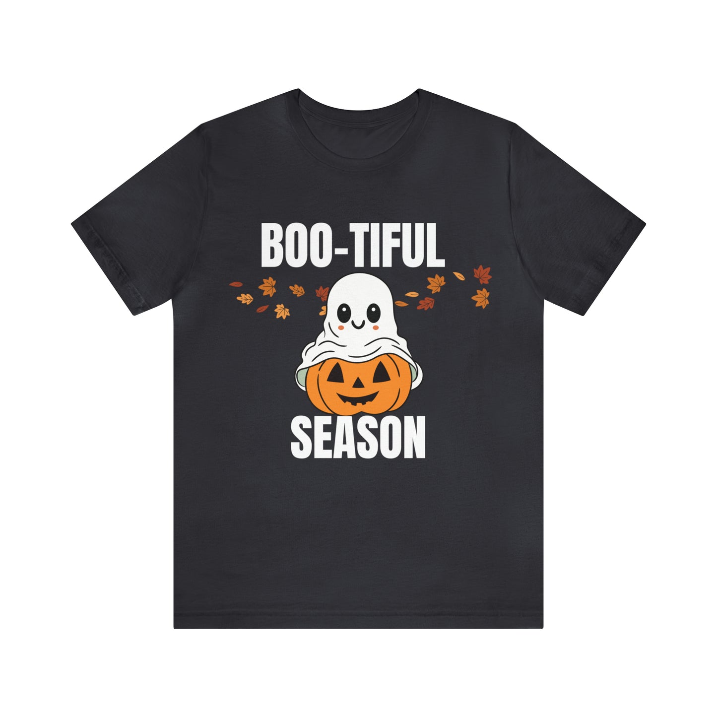 T-Shirt Shirt Halloween for Men & Women Short Sleeved Shirts for Halloween Outfit Cute Pumpkin Petrova Designs