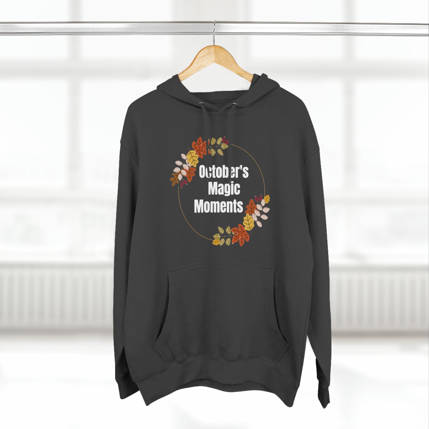 Charcoal Heather Hoodie Fall Hoodie for Autumn Aesthetic Outfit Fall Sweatshirt Comfy and Casual Petrova Designs