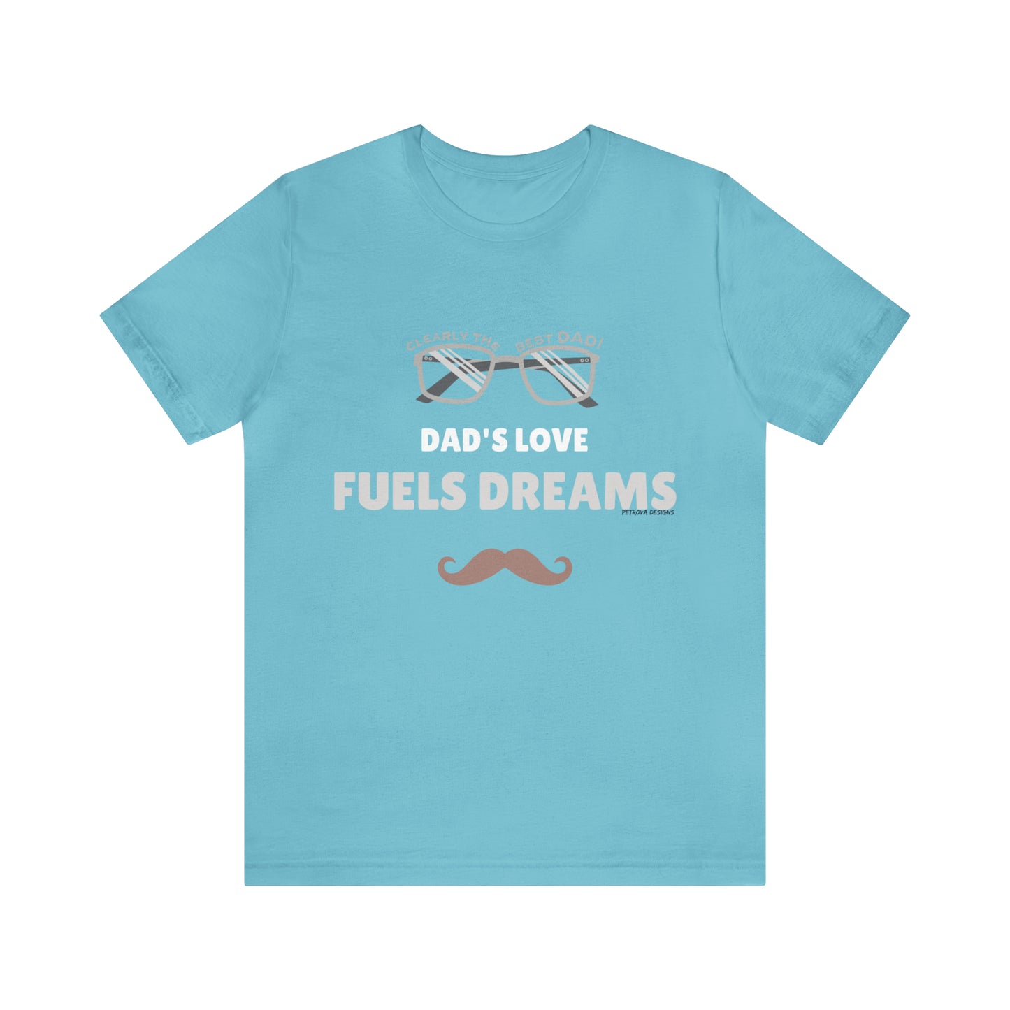 T-Shirt Father's Day Tee Tshirt Design Gift for Dad Short Sleeved Shirt Petrova Designs