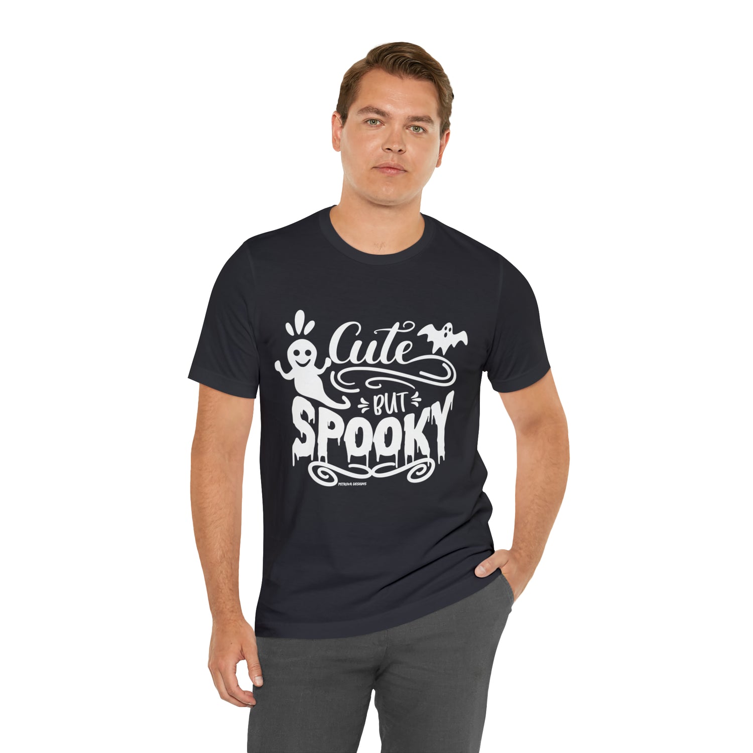 T-Shirt Halloween Shirts for Adults Halloween Black Shirts for Men and Women Spooky Petrova Designs