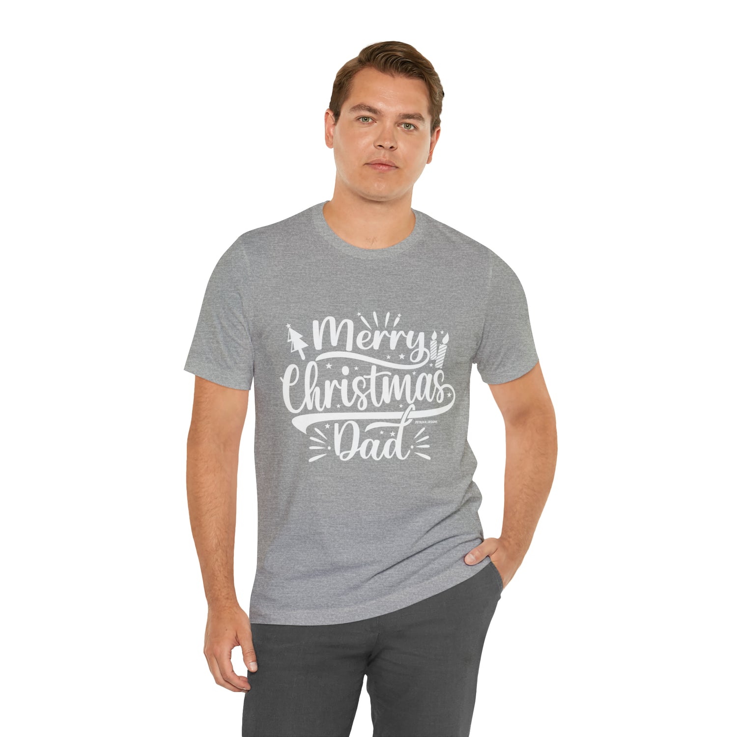 T-Shirt Christmas Gift for Dad Tshirt Design Gift for Dad Short Sleeved Shirt Christmas Petrova Designs