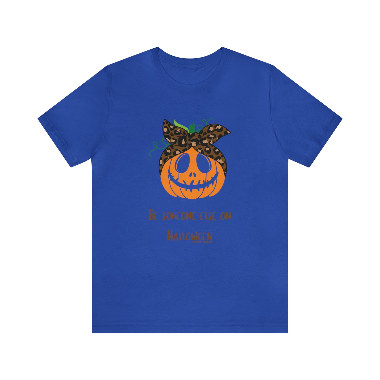 T-Shirt Halloween Shirts for Adults Halloween Black Shirts for Men and Women Pumpkin Petrova Designs