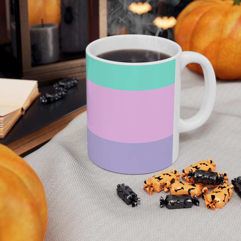 Mug Coffee Mugs Your Ceramic Mug Drinkware In Pink Purple Green Petrova Designs