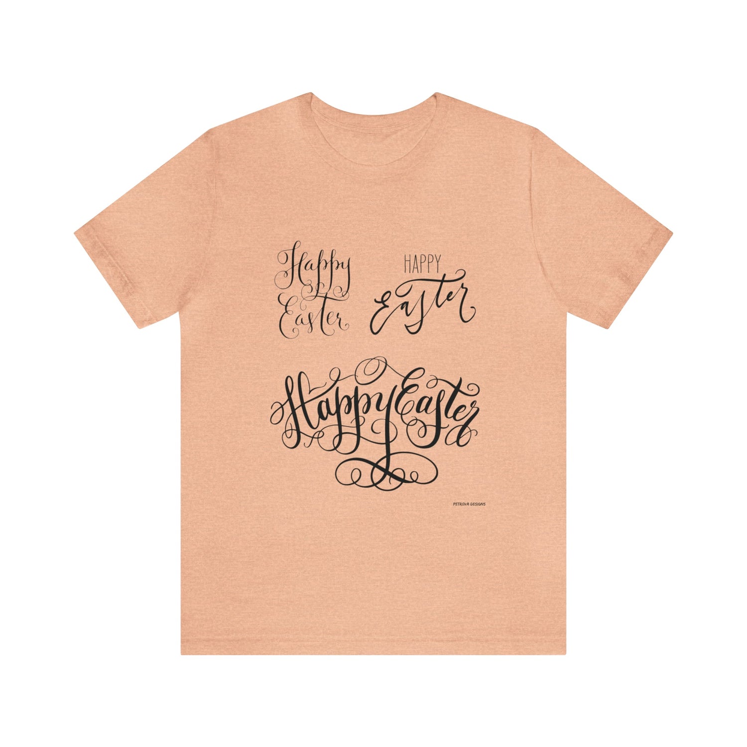 T-Shirt Easter Graphic Tees Men's and Women's Bella Canvas Shirts for Colorful Tshirt Outfit Petrova Designs