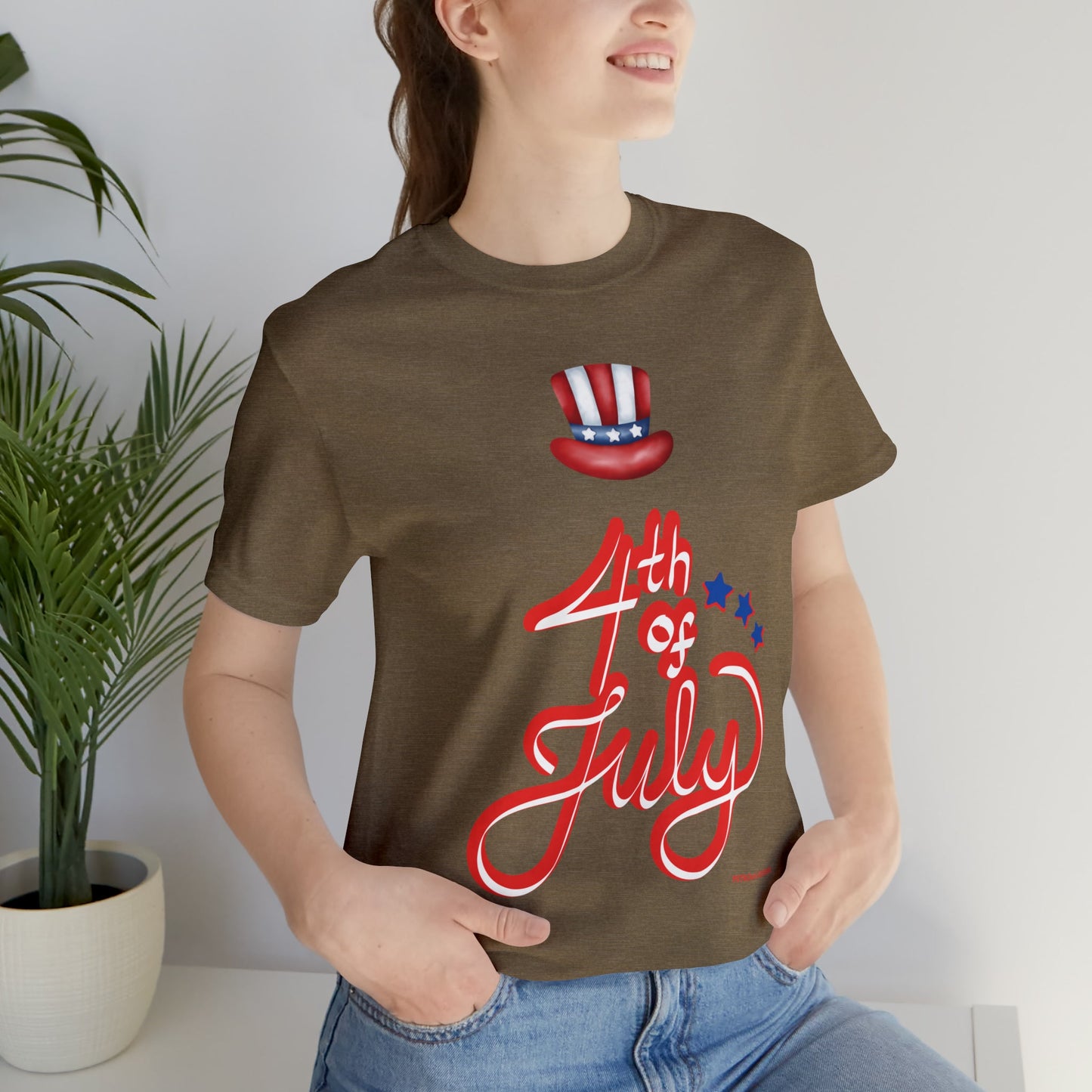 Heather Olive T-Shirt Graphic Tees for Men and Women Graphic Tee Shirts for Black Tshirt Outfits 4th July Petrova Designs